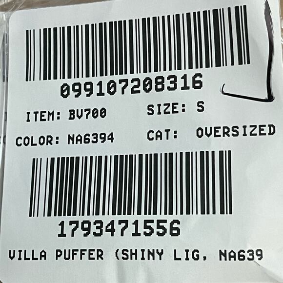 J. Crew Villa Shiny Puffer Coat Made with PrimaLoft in Sand Castle Size S NWT - Picture 14 of 15